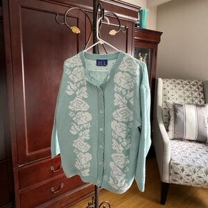 🩵⛅️Vintage Knit Cloud Cardigan Sweater⛅️🩵